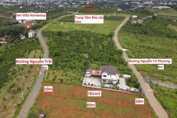 Mua đất giá rẻ tại Bảo Lộc – lô góc 2 mặt tiền 
