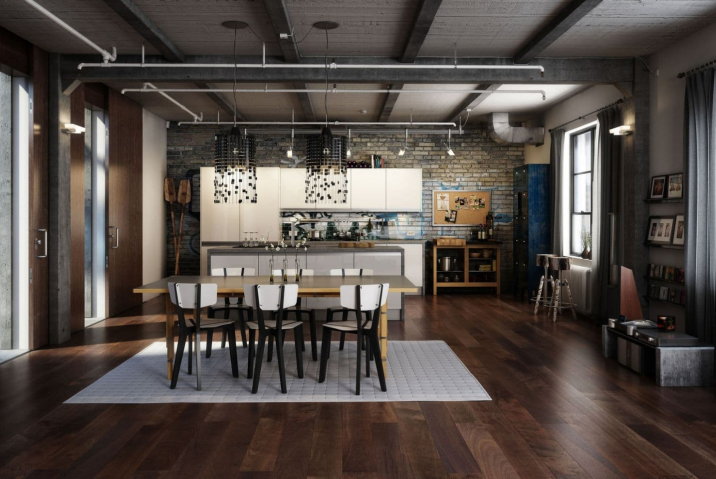 Nội Thất Phong Cách Công Nghiệp: Đặc Điểm Và Cách Áp Dụng Phong Cách Công Nghiệp Vào Không Gian Sống