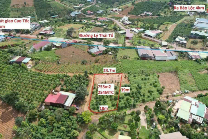 Đất nền Bảo Lộc sẵn thổ cư – Hẻm Lý Thái Tổ, Phường 2, TP Bảo Lộc