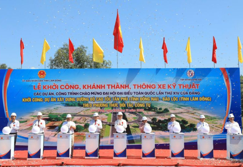 Tin tức bất động sản Bảo Lộc Lâm Đồng: Khởi công dự án cao tốc Tân Phú – Bảo Lộc hơn 18.000 tỷ đồng