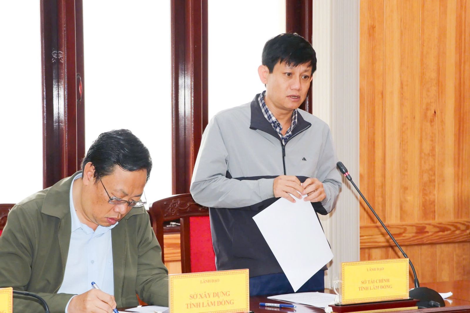 Lãnh đạo Sở Tài chính Lâm Đồng báo cáo tiến độ công tác lập điều chỉnh quy hoạch