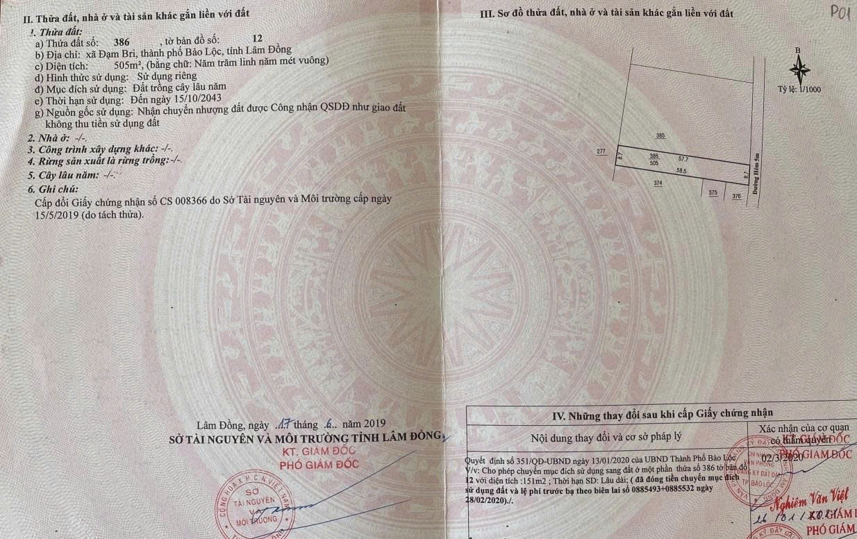 Đất Nền bảo Lộc